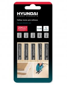 Набор пилок (полотен) для лобзиков Hyundai T119B 204117