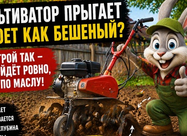 Культиватор прыгает и роет как бешеный: как настроить, чтобы шёл ровно и не убивал руки — не делай эту глупость, пока не угробил спину и тех