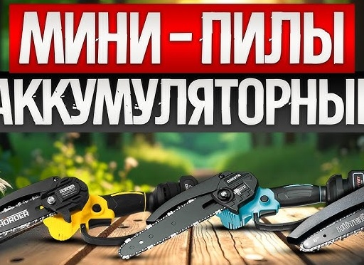 ТОП – 4 Мини бензопилы для дачи и рыбалки
