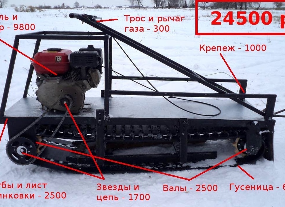 Как сделать мотобуксировщик своими руками?