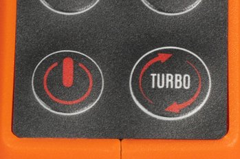 Режим TURBO позволяет быстро перейти на максимальную скорость воздушного потока 70 м/с.